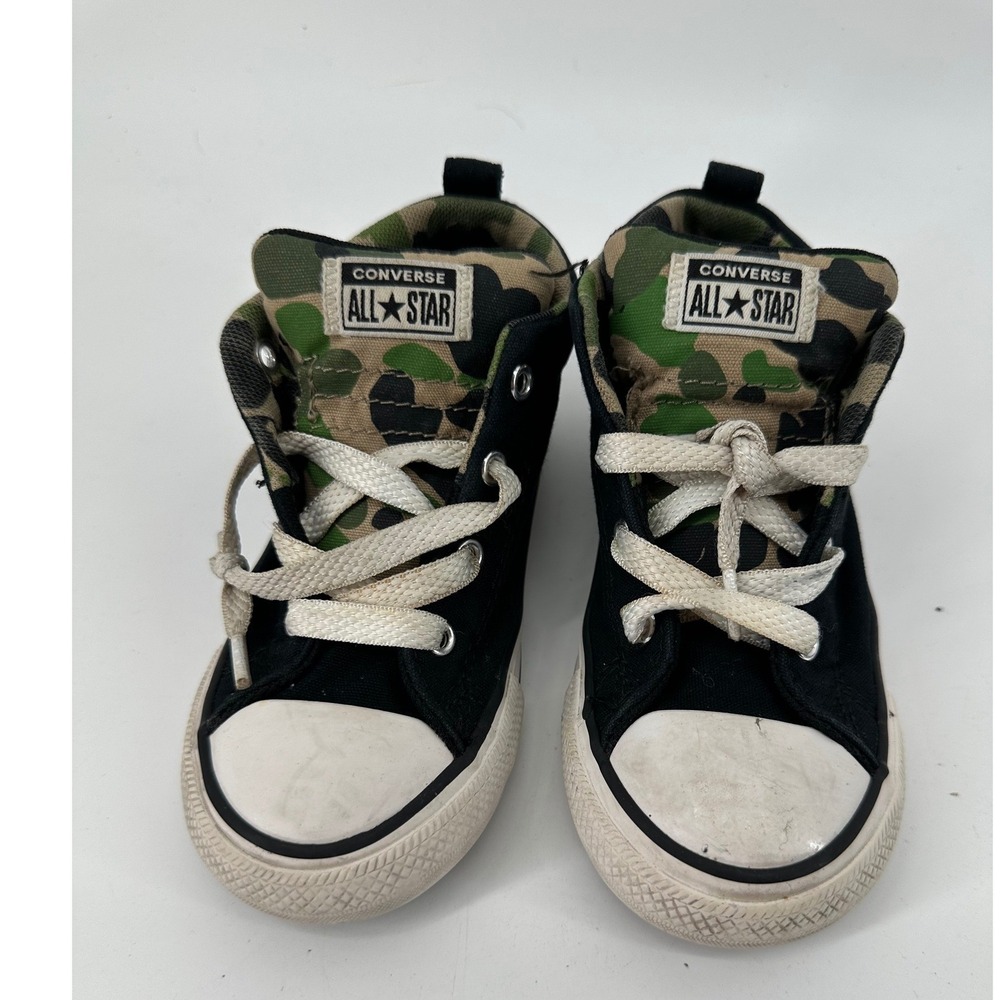 Converse Chuck Taylor All Star Street Mid Camo Black Infant Shoes 9 767213F